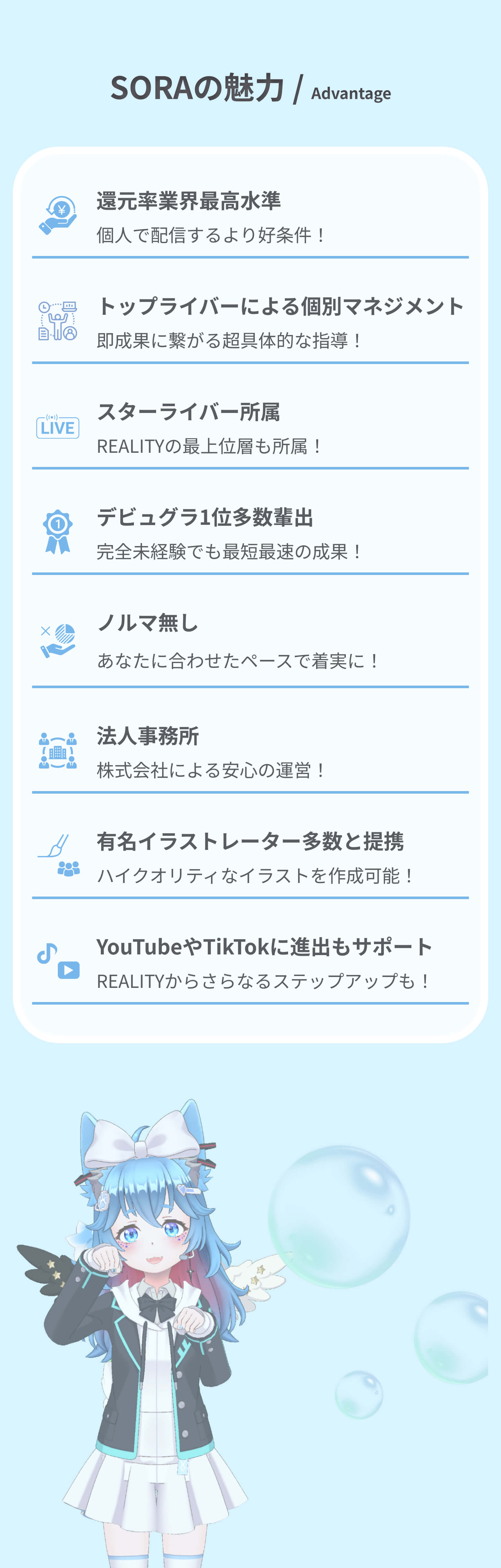 SORA REALITYの紹介・コンセプト